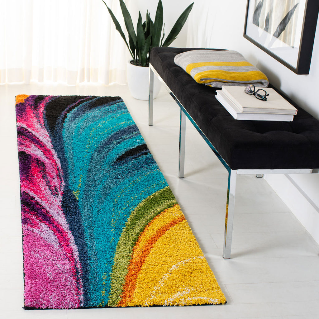 safavieh clearance fiesta shag fsg372m multi rug