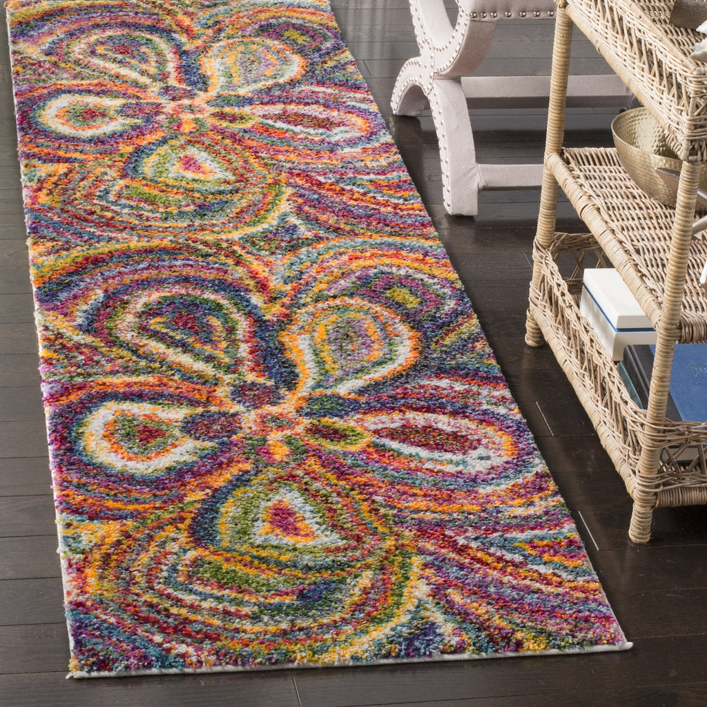 safavieh clearance fiesta shag fsg383m multi rug