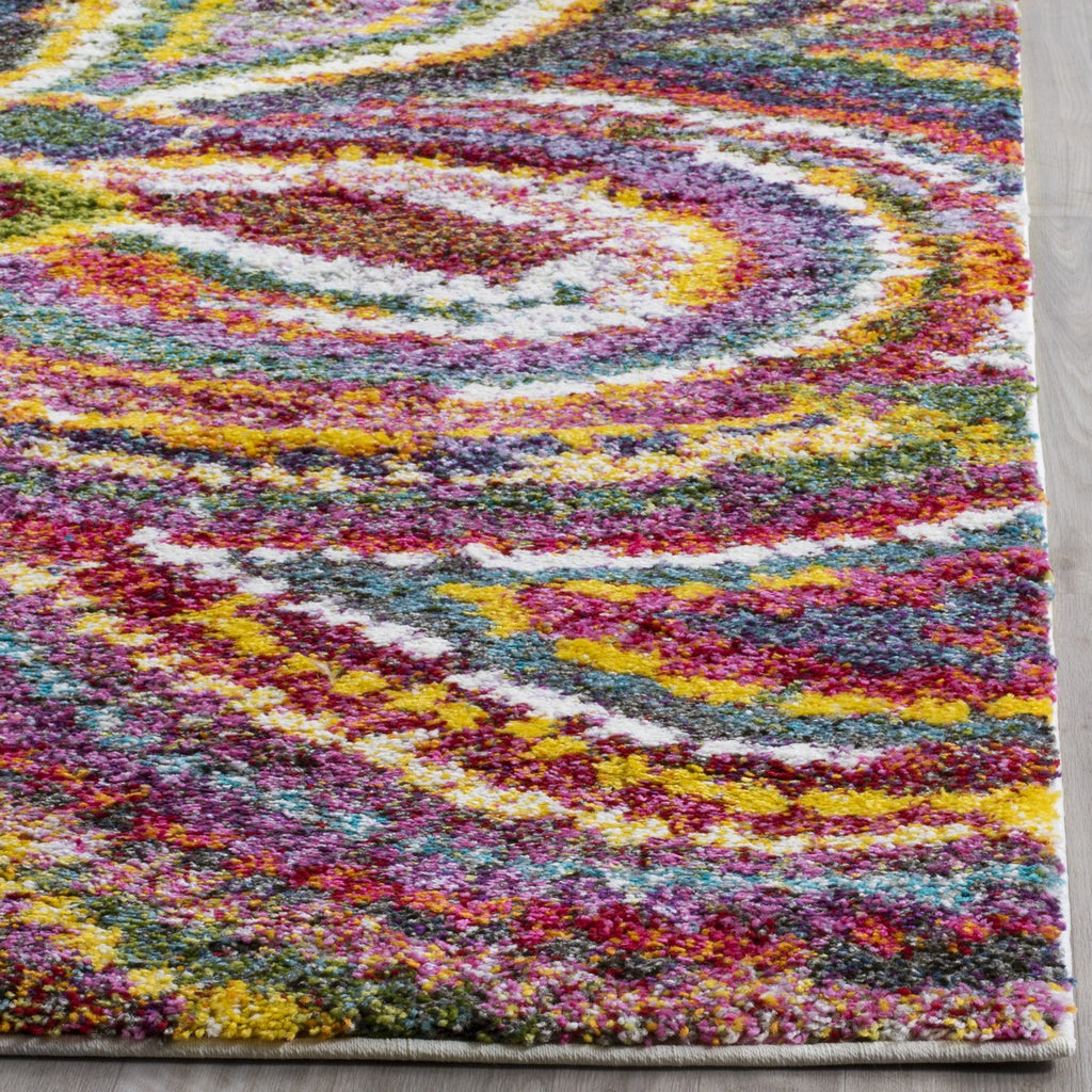 safavieh clearance fiesta shag fsg383m multi rug