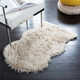 safavieh clearance faux sheep skin fss115k beige rug