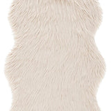safavieh clearance faux sheep skin fss115k beige rug