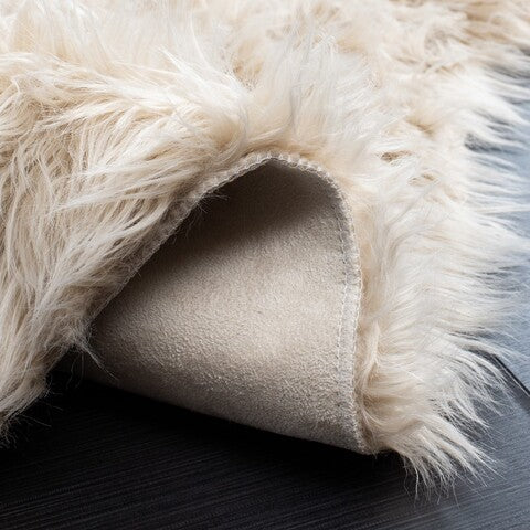 safavieh clearance faux sheep skin fss115k beige rug