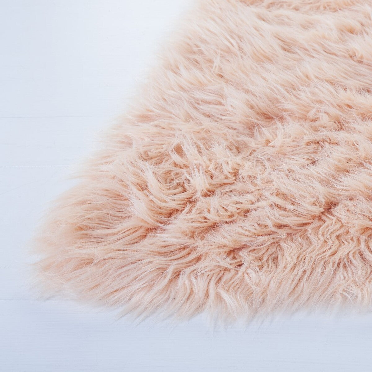 safavieh clearance faux sheep skin fss115u light pink rug