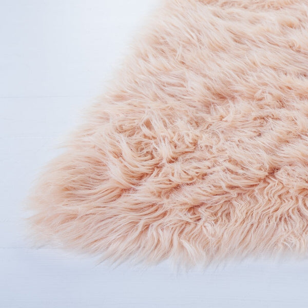 safavieh clearance faux sheep skin fss115u light pink rug