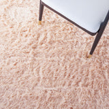 safavieh clearance faux sheep skin fss115u light pink rug