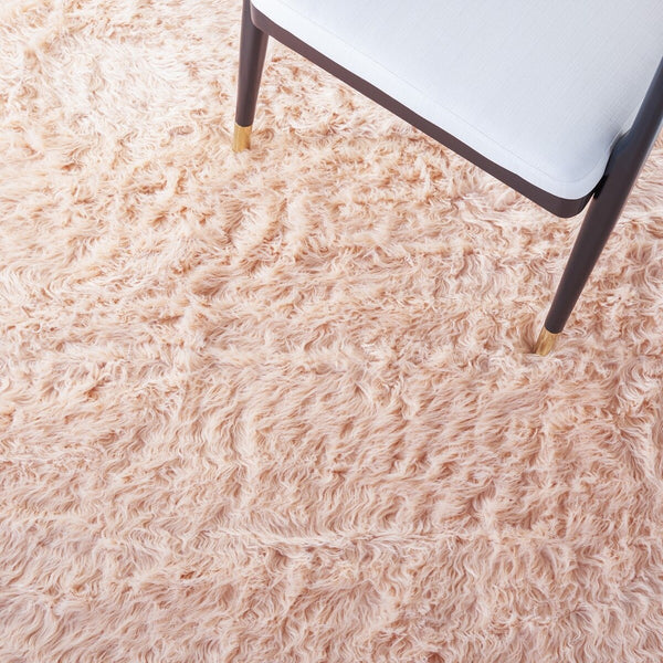 safavieh clearance faux sheep skin fss115u light pink rug