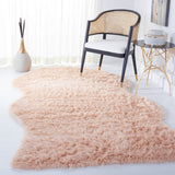 safavieh clearance faux sheep skin fss115u light pink rug