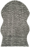 safavieh clearance faux sheep skin fss118b dark grey rug