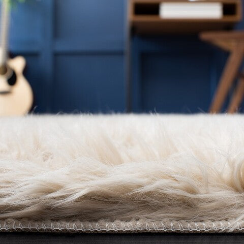 safavieh clearance faux sheep skin fss235k beige rug
