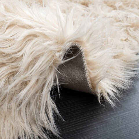 safavieh clearance faux sheep skin fss235k beige rug