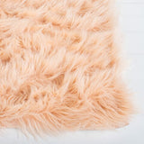 safavieh clearance faux sheep skin fss235u light pink rug