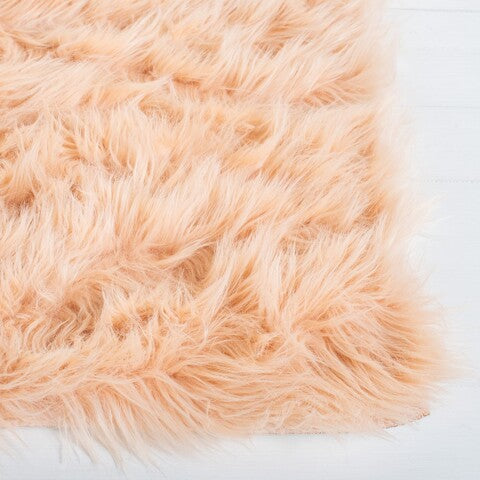 safavieh clearance faux sheep skin fss235u light pink rug