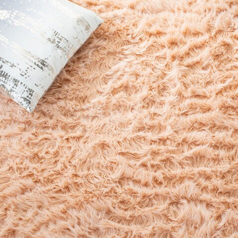 safavieh clearance faux sheep skin fss235u light pink rug