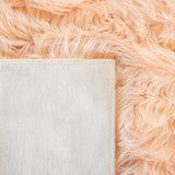safavieh clearance faux sheep skin fss235u light pink rug