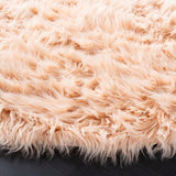 safavieh clearance faux sheep skin fss235u light pink rug