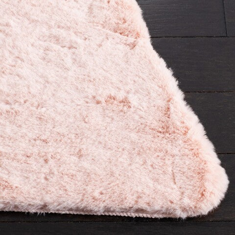 safavieh clearance faux sheep skin fss515u light pink rug