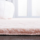 safavieh clearance faux sheep skin fss515u light pink rug