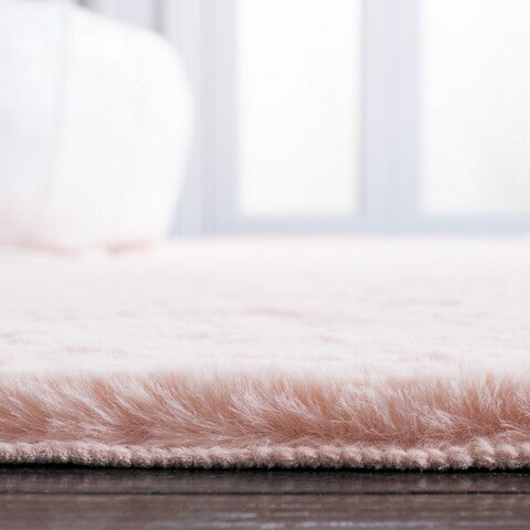 safavieh clearance faux sheep skin fss515u light pink rug