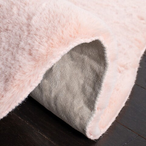 safavieh clearance faux sheep skin fss515u light pink rug