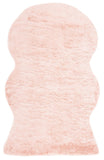 Safavieh Clearance Faux Sheep Skin FSS515U Light Pink Rug