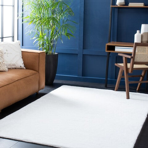 safavieh clearance faux sheep skin fss535a ivory rug