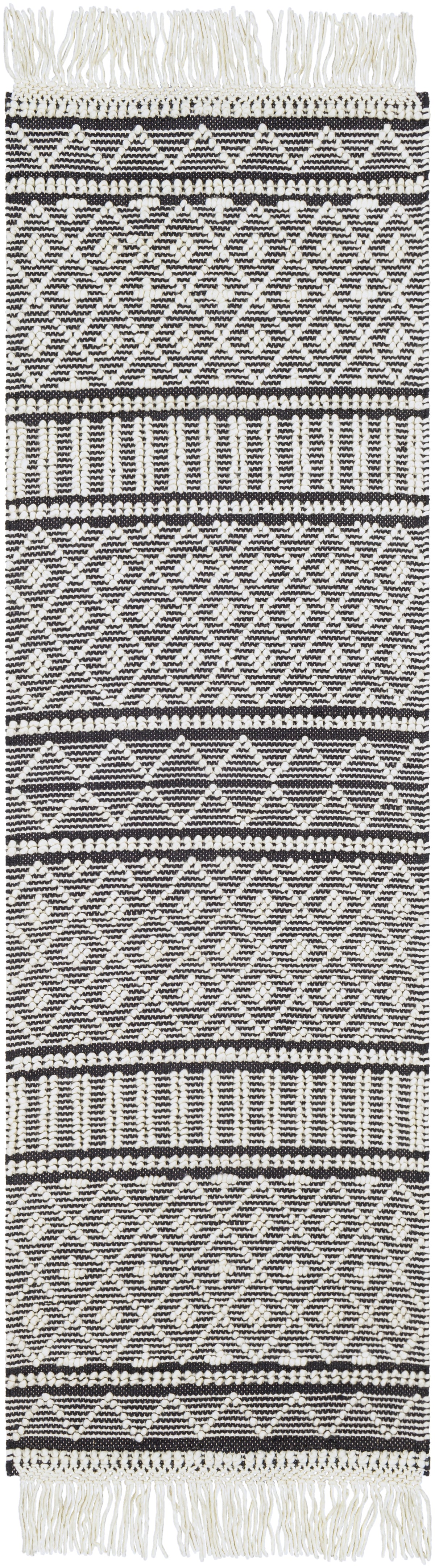 Surya Closeout Farmhouse Tassels FTS-2300 Charcoal Rug
