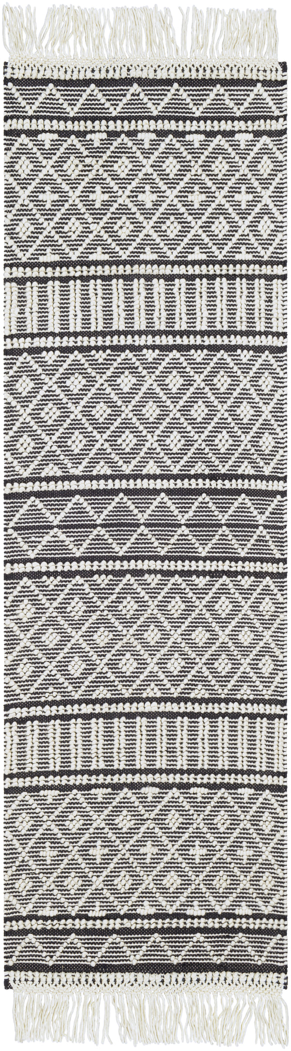 Surya Closeout Farmhouse Tassels FTS-2300 Charcoal Rug