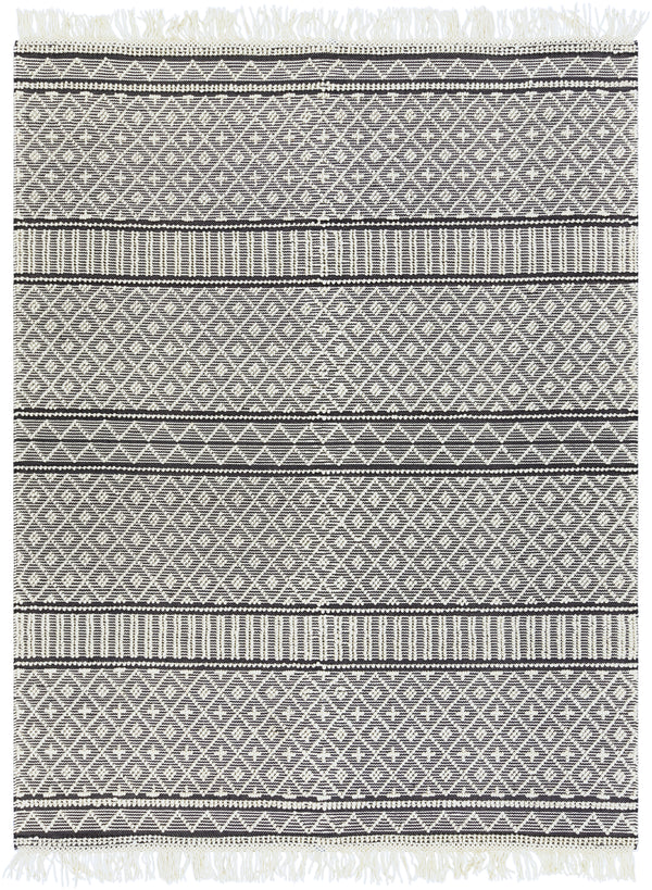 Surya Closeout Farmhouse Tassels FTS-2300 Charcoal Rug