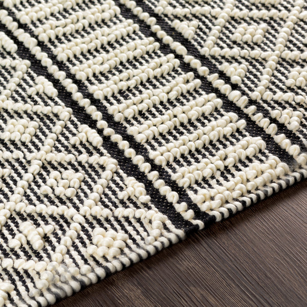 Surya Closeout Farmhouse Tassels FTS-2300 Charcoal Rug