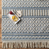 Surya Closeout Farmhouse Tassels FTS-2301 Denim Rug