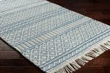 Surya Closeout Farmhouse Tassels FTS-2301 Denim Rug