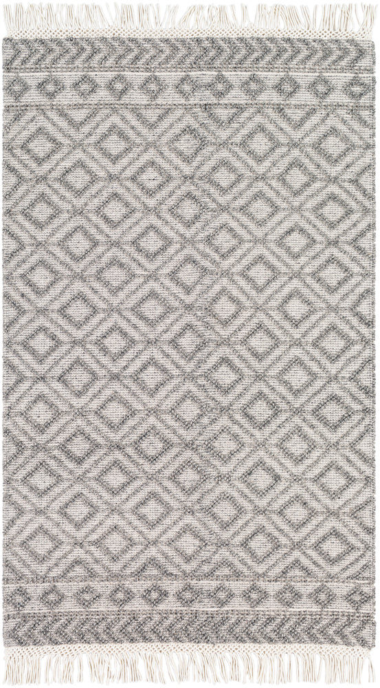 Surya Closeout Farmhouse Tassels FTS-2302 Black Rug