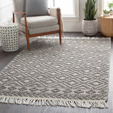 Surya Closeout Farmhouse Tassels FTS-2302 Black Rug