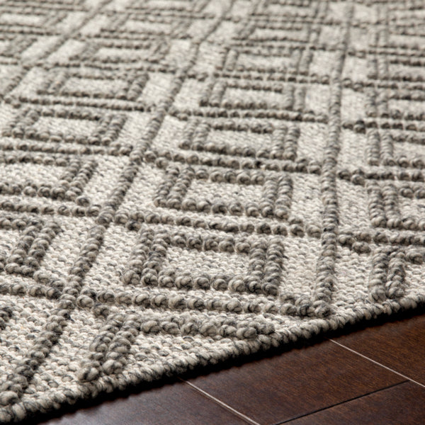 Surya Closeout Farmhouse Tassels FTS-2302 Black Rug