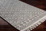 Surya Closeout Farmhouse Tassels FTS-2302 Black Rug
