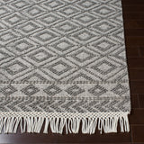 Surya Closeout Farmhouse Tassels FTS-2302 Black Rug