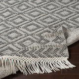 Surya Closeout Farmhouse Tassels FTS-2302 Black Rug