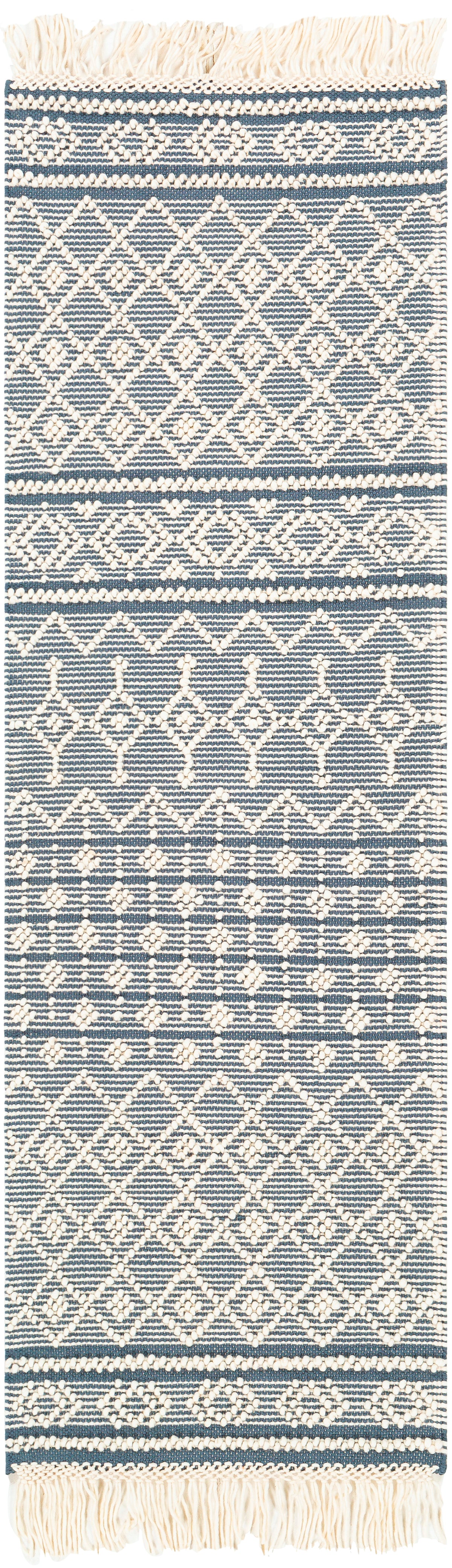 surya farmhouse tassels fts 2304 denim rug
