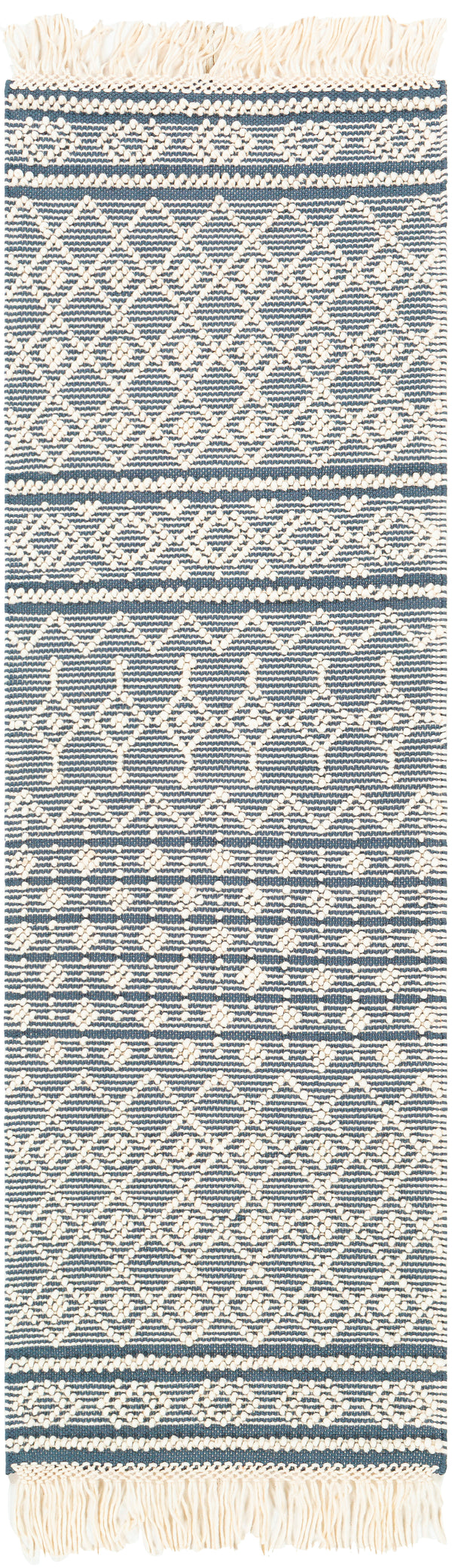 surya farmhouse tassels fts 2304 denim rug