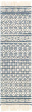 surya farmhouse tassels fts 2304 denim rug
