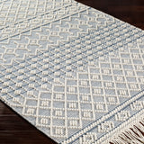 surya farmhouse tassels fts 2304 denim rug