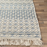 surya farmhouse tassels fts 2304 denim rug