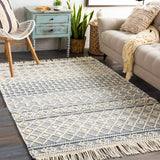 surya farmhouse tassels fts 2304 denim rug
