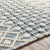 surya farmhouse tassels fts 2304 denim rug