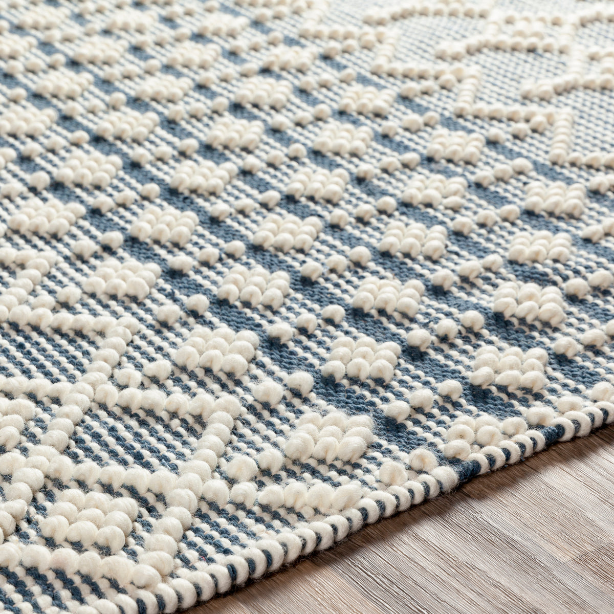 surya farmhouse tassels fts 2304 denim rug