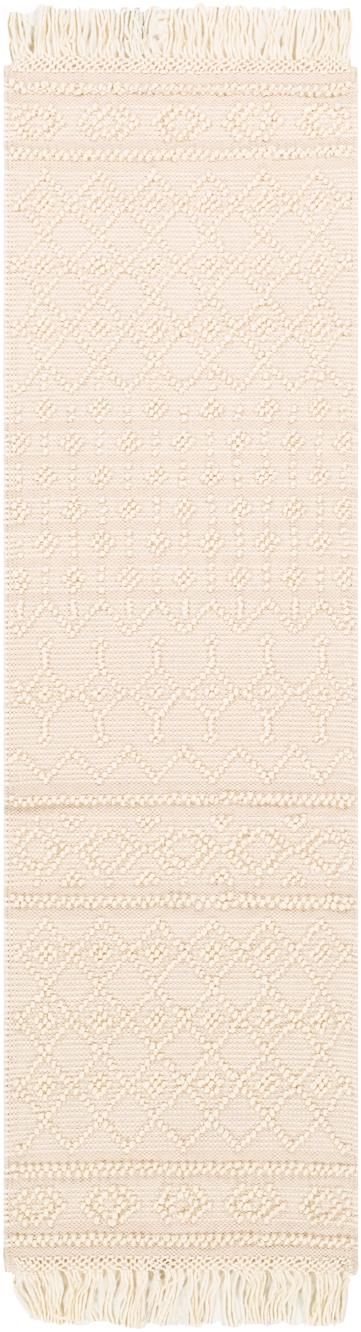 surya farmhouse tassels fts 2305 white rug