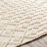 surya farmhouse tassels fts 2305 white rug