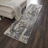 Nourison Sale Fusion FSS10 Grey Rug