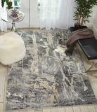 Nourison Sale Fusion FSS10 Grey Rug