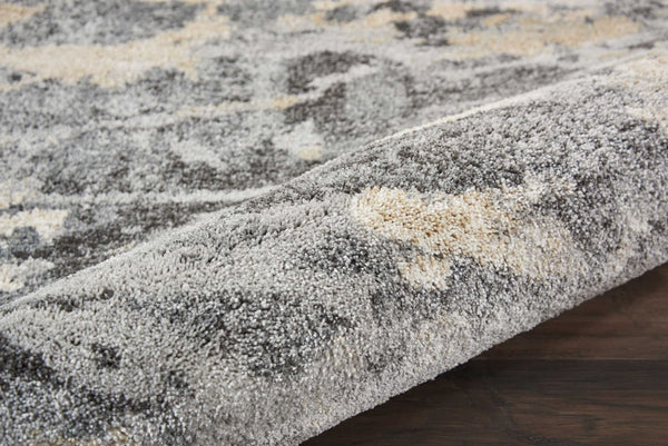 Nourison Sale Fusion FSS10 Grey Rug